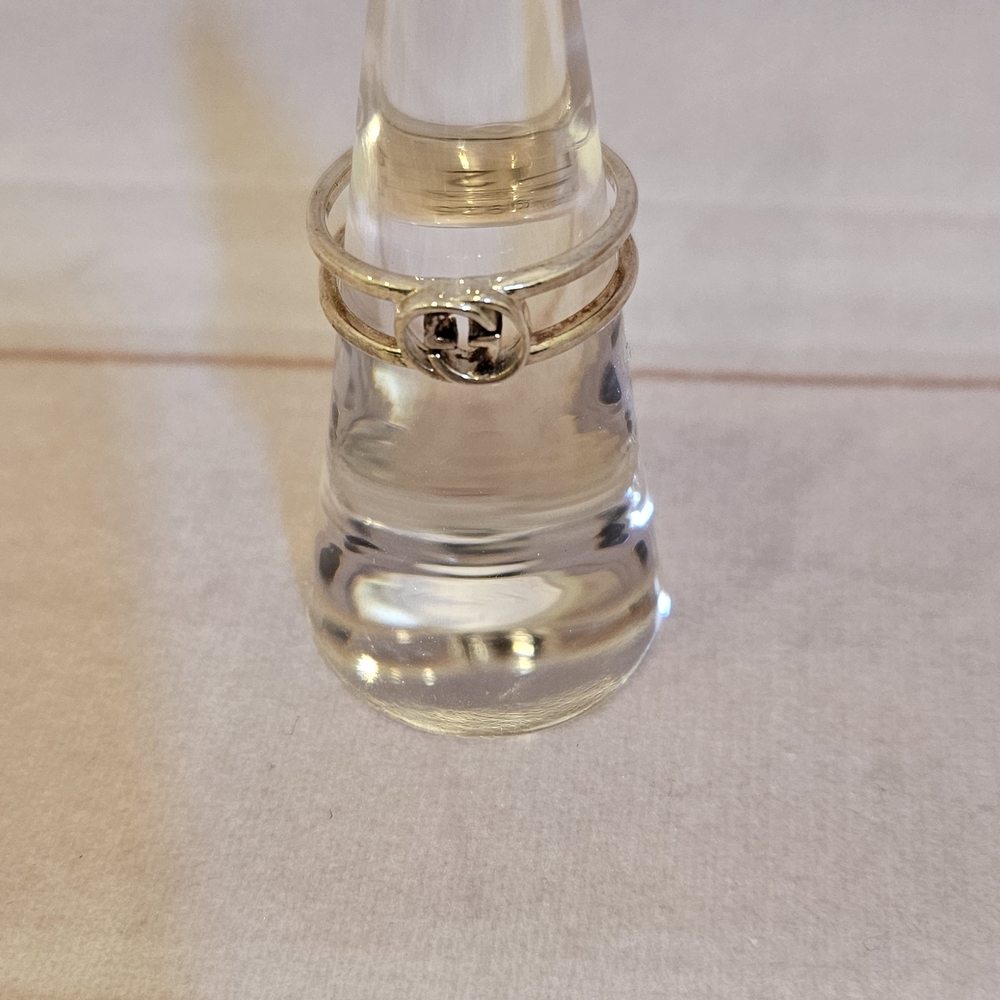 Gucci Silver Ring - Size Equivalent 5 ¼ - Picture 2 of 3